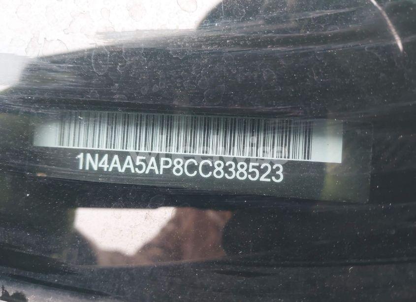 Photo 9 of 2012 Nissan Maxima 3.5 S (VIN 1N4AA5AP8CC838523)