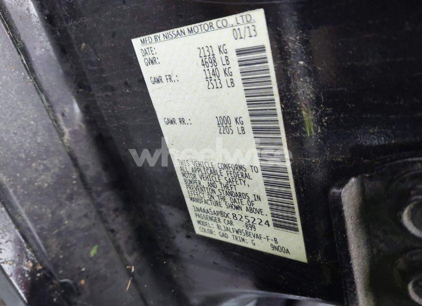 Photo 9 of 2013 Nissan Maxima 3.5 SV (VIN 1N4AA5AP8DC825224)