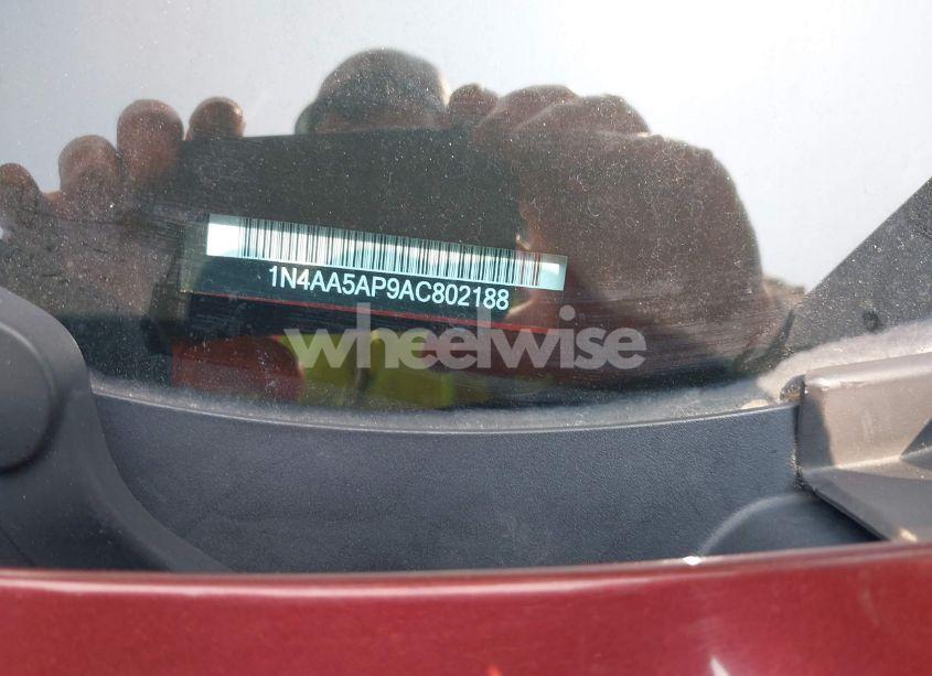 Photo 12 of 2010 Nissan Maxima 3.5 SV (VIN 1N4AA5AP9AC802188)