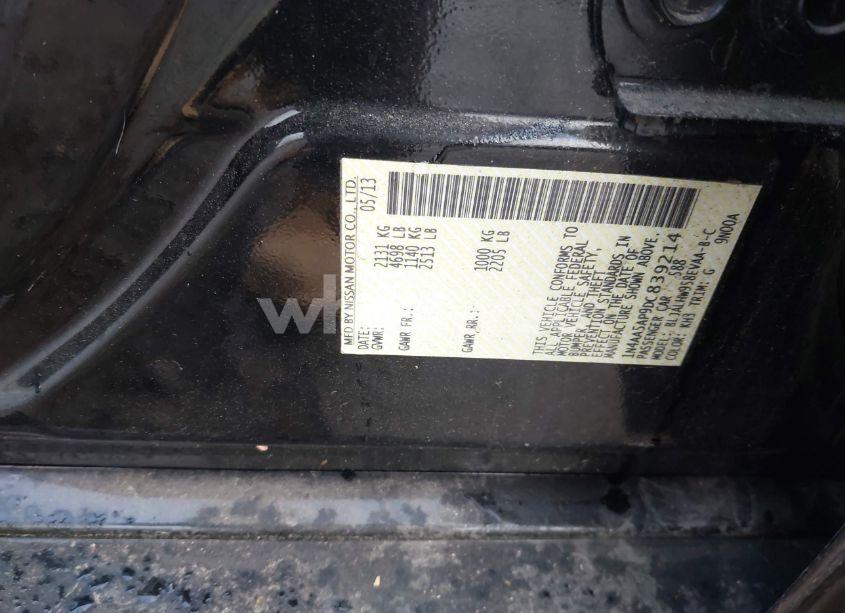 Photo 9 of 2013 Nissan Maxima 3.5 SV (VIN 1N4AA5AP9DC839214)