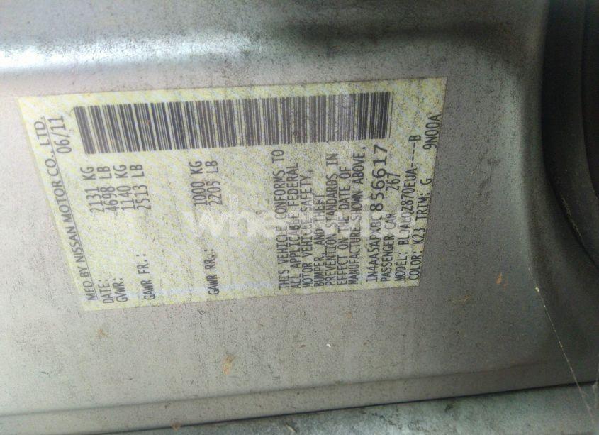 Photo 9 of 2011 Nissan Maxima 3.5 S (VIN 1N4AA5APXBC856617)