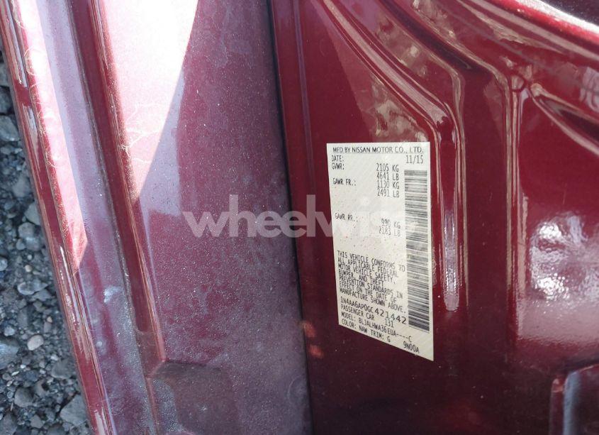 Photo 9 of 2016 Nissan Maxima 3.5 PLATINUM (VIN 1N4AA6AP0GC421442)