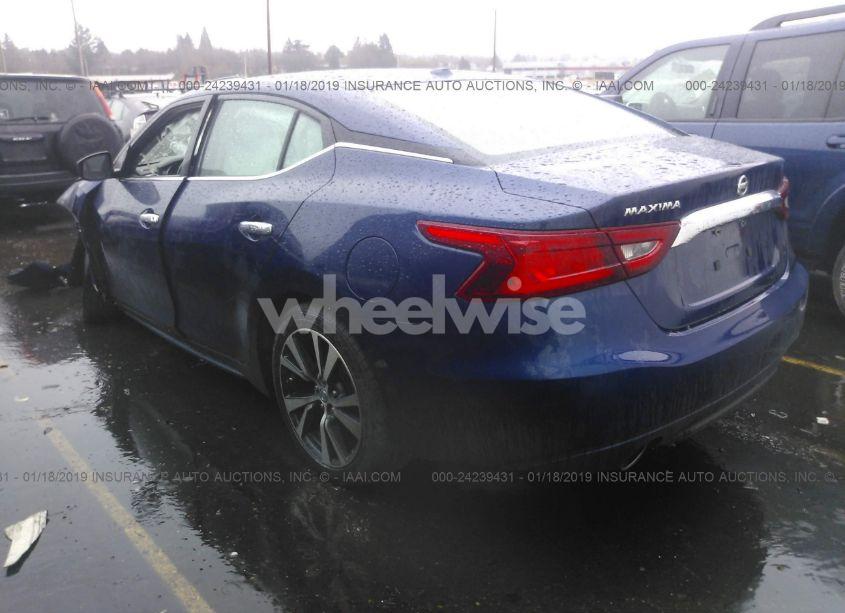 Photo 3 of 2016 Nissan Maxima 3.5 PLATINUM/3.5 S/3.5 SL/3.5 SR/3.5 SV (VIN 1N4AA6AP2GC381333)