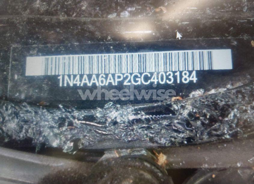 Photo 9 of 2016 Nissan Maxima 3.5 SL (VIN 1N4AA6AP2GC403184)