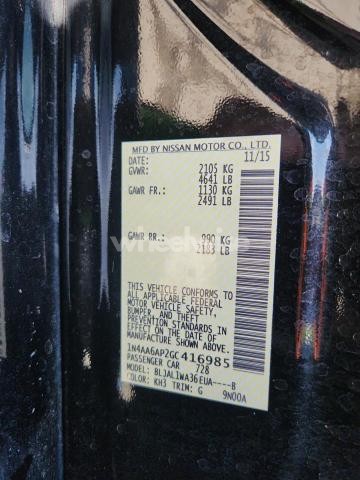 Photo 6 of 2016 NISSAN MAXIMA 3.5S (VIN 1N4AA6AP2GC416985)