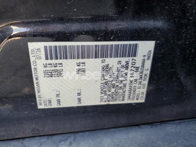 Photo 6 of 2017 NISSAN MAXIMA 3.5S (VIN 1N4AA6AP2HC367207)