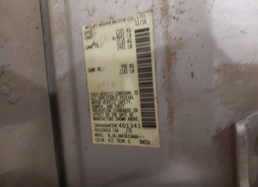 Photo 9 of 2017 Nissan Maxima 3.5 SV (VIN 1N4AA6AP2HC401341)