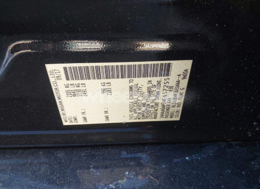 Photo 9 of 2017 Nissan Maxima 3.5 SL (VIN 1N4AA6AP3HC457255)