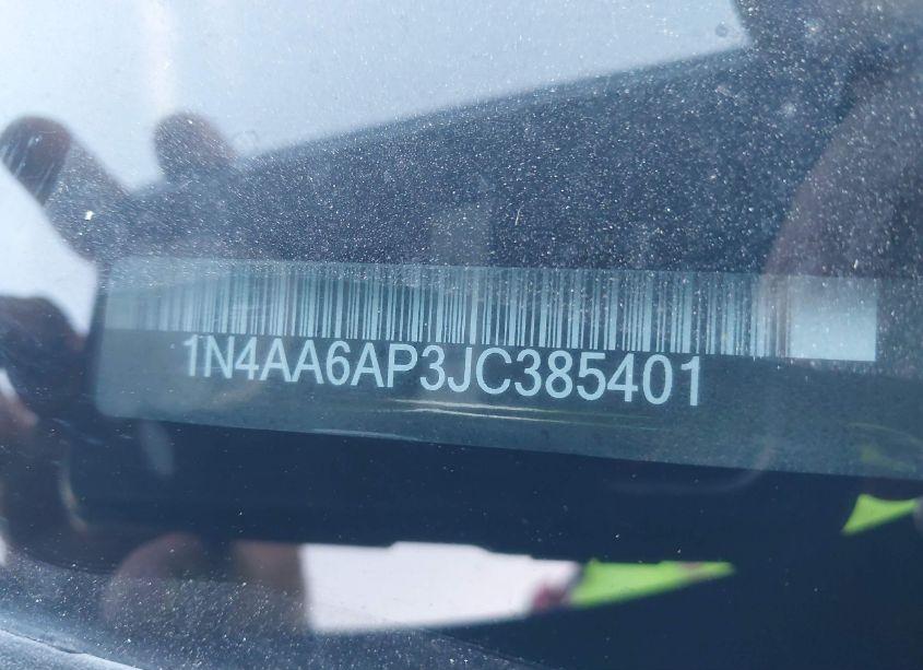 Photo 9 of 2018 Nissan Maxima SV (VIN 1N4AA6AP3JC385401)