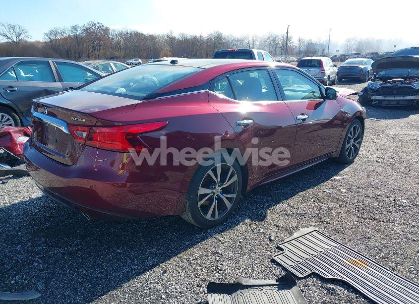 Photo 4 of 2017 Nissan Maxima 3.5 PLATINUM (VIN 1N4AA6AP4HC372196)