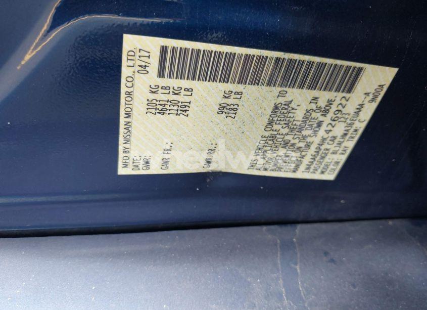 Photo 9 of 2017 Nissan Maxima 3.5 PLATINUM (VIN 1N4AA6AP4HC426922)