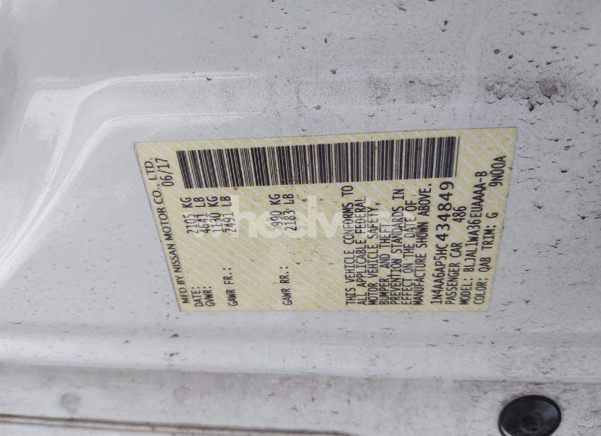 Photo 9 of 2017 Nissan Maxima 3.5 SR (VIN 1N4AA6AP5HC434849)