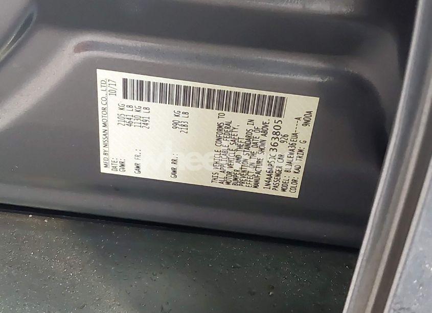 Photo 9 of 2018 Nissan Maxima 3.5 SL (VIN 1N4AA6AP5JC363805)