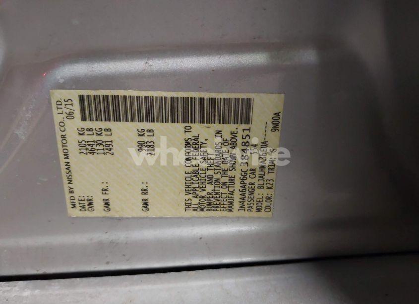 Photo 9 of 2016 Nissan Maxima 3.5 PLATINUM (VIN 1N4AA6AP6GC384851)