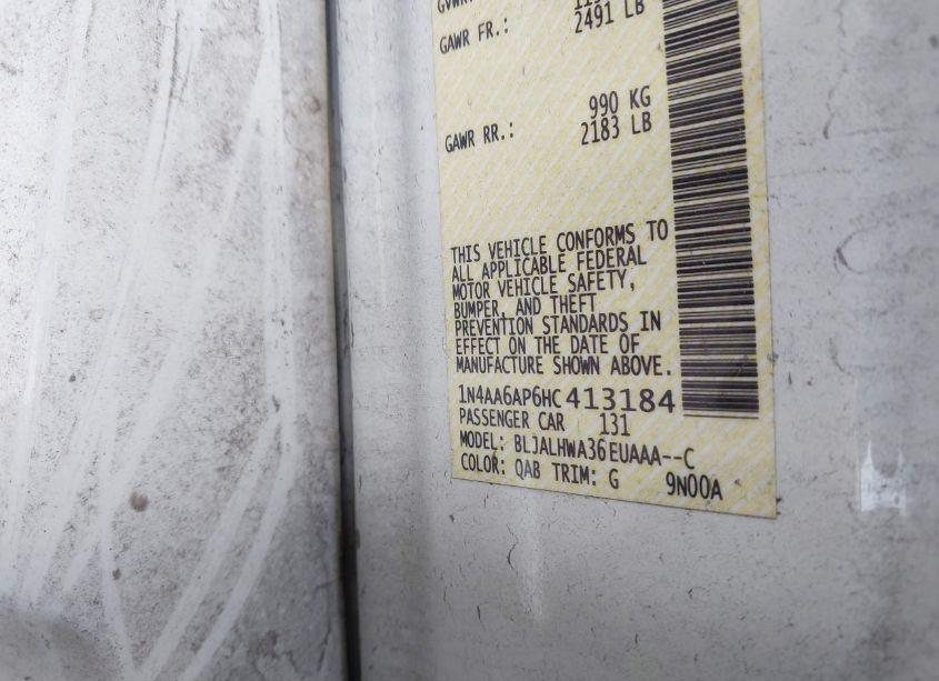 Photo 9 of 2017 Nissan Maxima 3.5 PLATINUM (VIN 1N4AA6AP6HC413184)