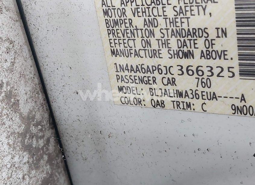 Photo 9 of 2018 Nissan Maxima 3.5 PLATINUM (VIN 1N4AA6AP6JC366325)