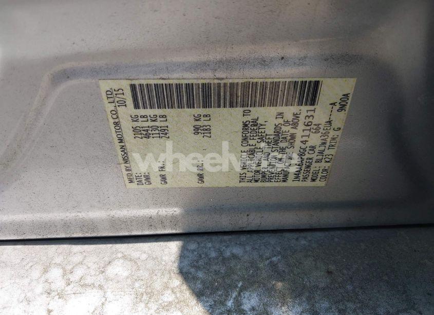 Photo 9 of 2016 Nissan Maxima 3.5 SV (VIN 1N4AA6AP8GC411631)