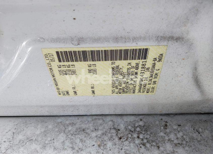 Photo 9 of 2017 Nissan Maxima 3.5 SV (VIN 1N4AA6AP8HC431881)