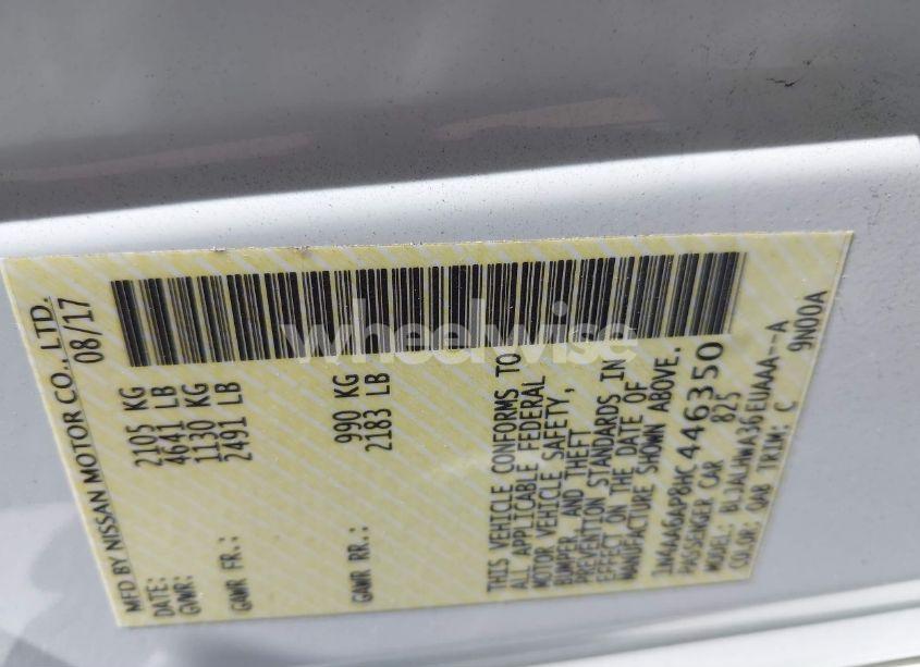 Photo 9 of 2017 Nissan Maxima 3.5 PLATINUM (VIN 1N4AA6AP8HC446350)