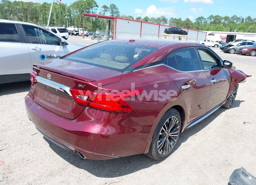 Photo 4 of 2017 Nissan Maxima 3.5 SV (VIN 1N4AA6APOHC411463)
