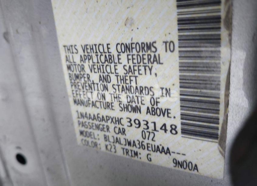 Photo 9 of 2017 Nissan Maxima 3.5 SV (VIN 1N4AA6APXHC393148)