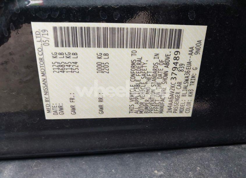 Photo 9 of 2019 Nissan Maxima 3.5 SR (VIN 1N4AA6AV2KC379489)