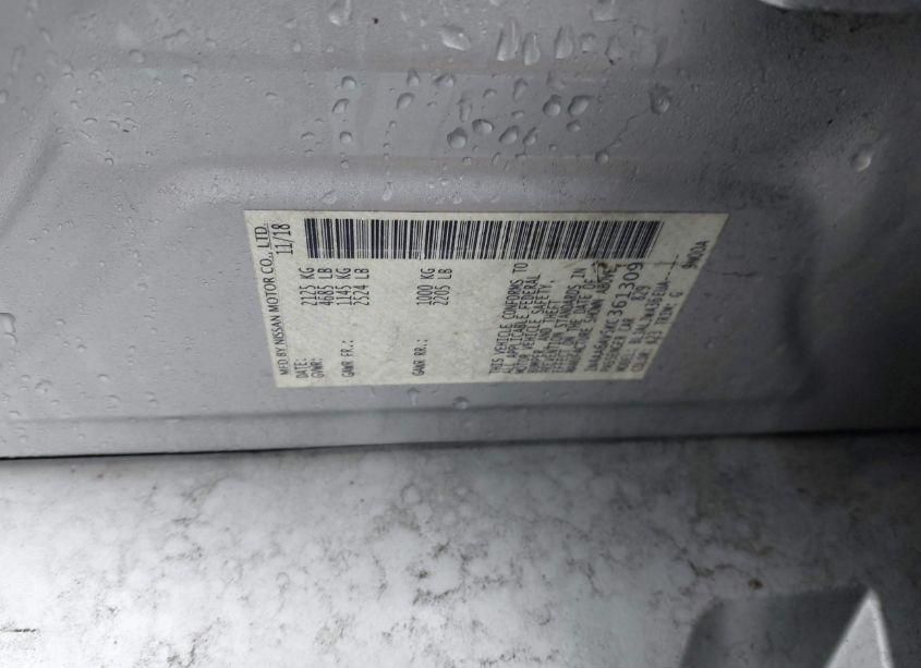 Photo 9 of 2019 Nissan Maxima 3.5 SV (VIN 1N4AA6AV5KC361309)