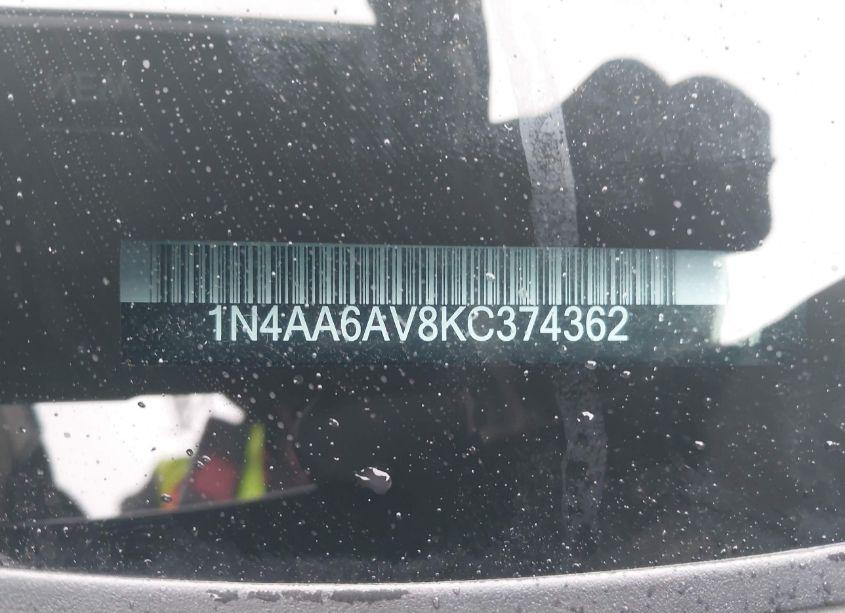 Photo 9 of 2019 Nissan Maxima 3.5 SL (VIN 1N4AA6AV8KC374362)