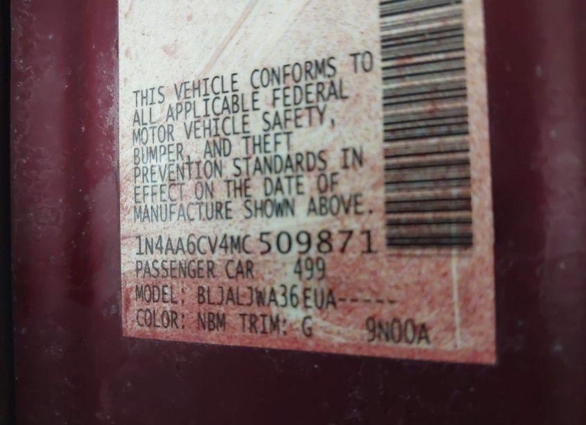 Photo 9 of 2021 Nissan Maxima SV XTRONIC CVT (VIN 1N4AA6CV4MC509871)