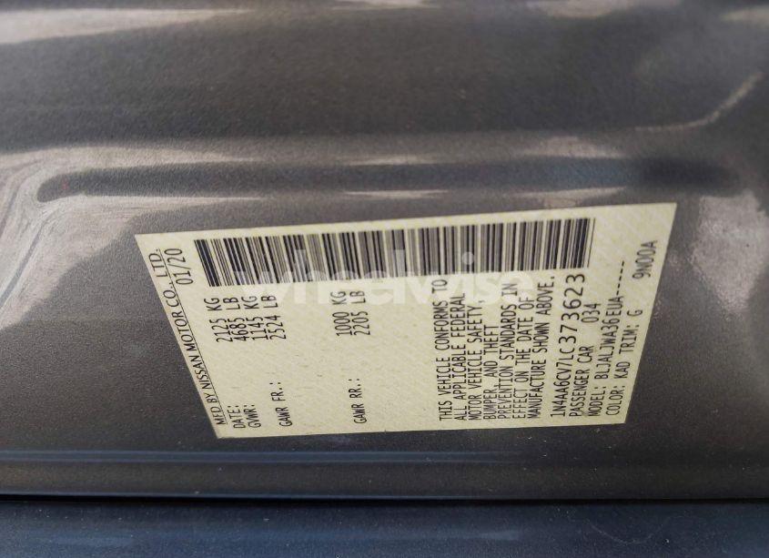 Photo 9 of 2020 Nissan Maxima SV XTRONIC CVT (VIN 1N4AA6CV7LC373623)