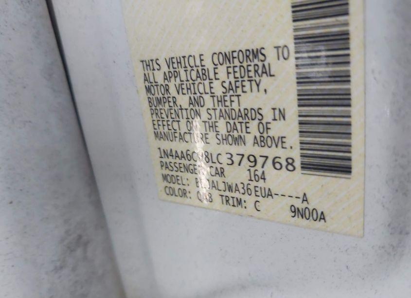 Photo 9 of 2020 Nissan Maxima SV XTRONIC CVT (VIN 1N4AA6CV8LC379768)