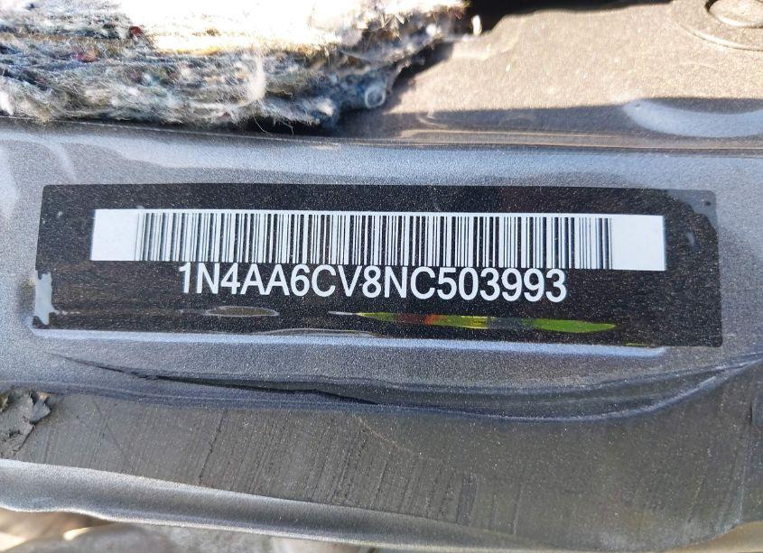 Photo 9 of 2022 Nissan Maxima SV XTRONIC CVT (VIN 1N4AA6CV8NC503993)