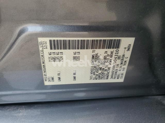 Photo 12 of 2023 NISSAN MAXIMA SV (VIN 1N4AA6CVXPC504310)