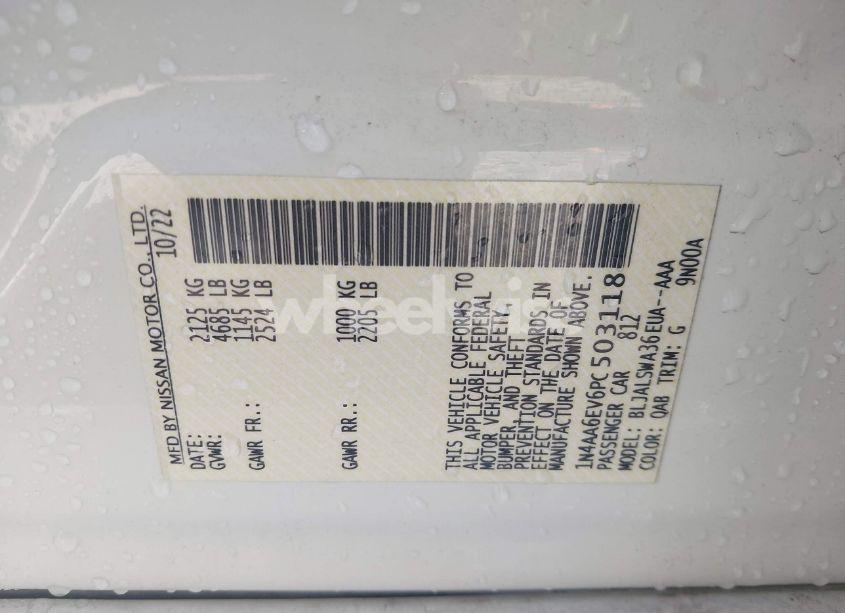 Photo 9 of 2023 Nissan Maxima SR XTRONIC CVT (VIN 1N4AA6EV6PC503118)