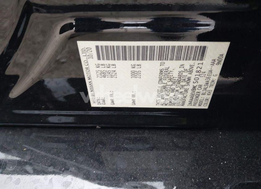 Photo 9 of 2021 Nissan Maxima SR XTRONIC CVT (VIN 1N4AA6EV8MC501821)