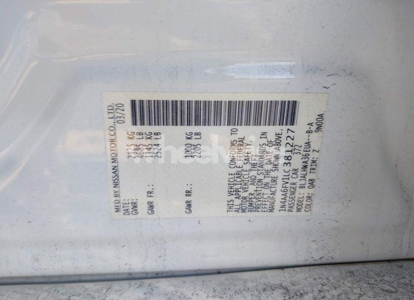 Photo 9 of 2020 Nissan Maxima PLATINUM XTRONIC CVT (VIN 1N4AA6FV1LC381227)