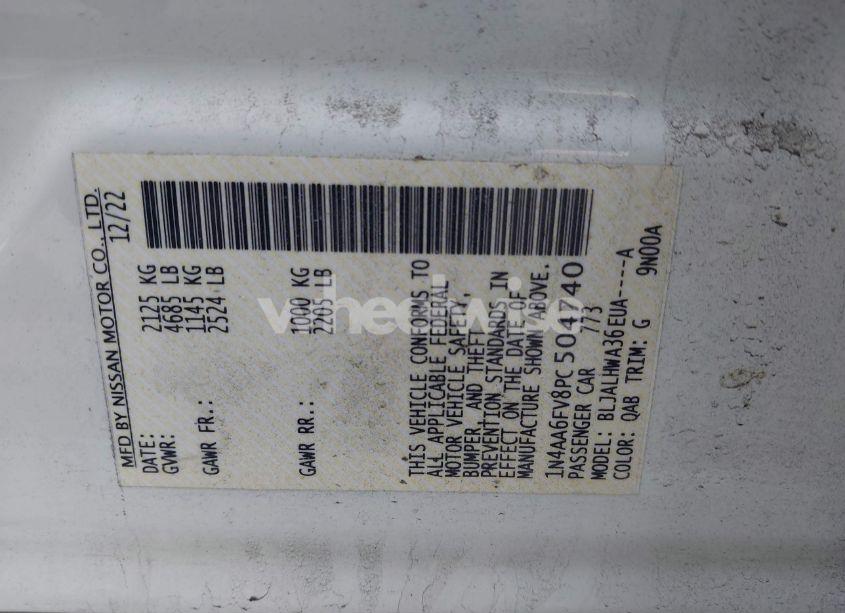 Photo 9 of 2023 Nissan Maxima PLATINUM XTRONIC CVT (VIN 1N4AA6FV8PC504740)