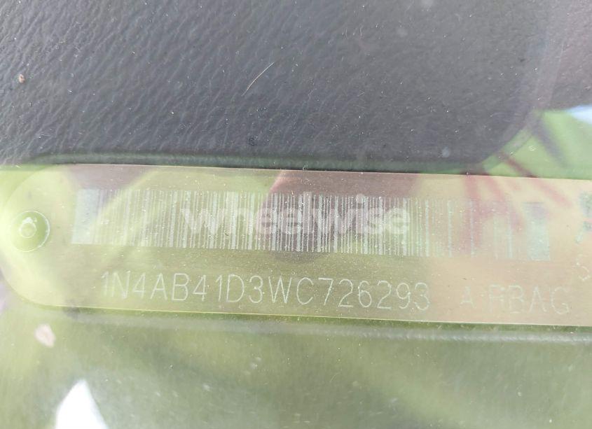 Photo 9 of 1998 Nissan Sentra (VIN 1N4AB41D3WC726293)