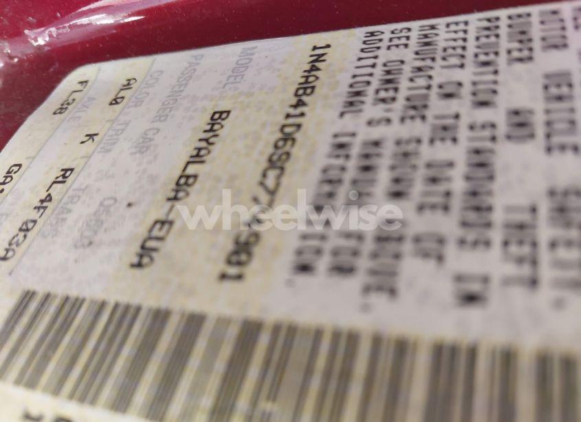 Photo 9 of 1995 Nissan Sentra XE/GXE/GLE (VIN 1N4AB41D6SC774901)