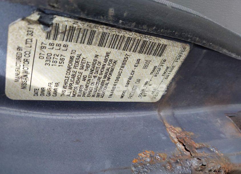 Photo 9 of 1997 Nissan Sentra GLE/GXE/XE (VIN 1N4AB41D6VC788057)