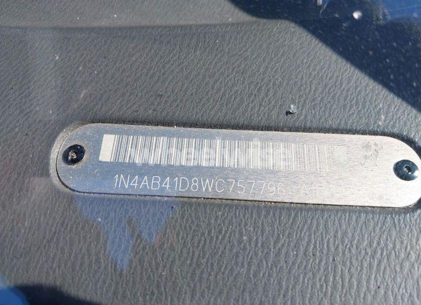 Photo 9 of 1998 Nissan Sentra E/XE/GXE/GLE (VIN 1N4AB41D8WC757796)