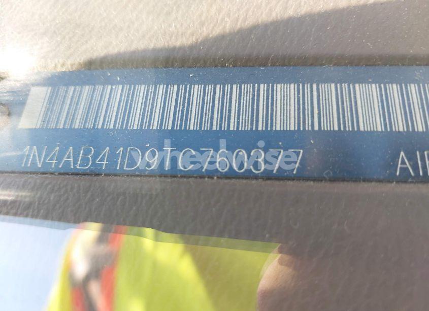 Photo 9 of 1996 Nissan Sentra E/XE/GXE/GLE (VIN 1N4AB41D9TC760377)