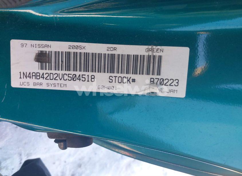 Photo 9 of 1997 Nissan 200sx SE (VIN 1N4AB42D2VC504518)