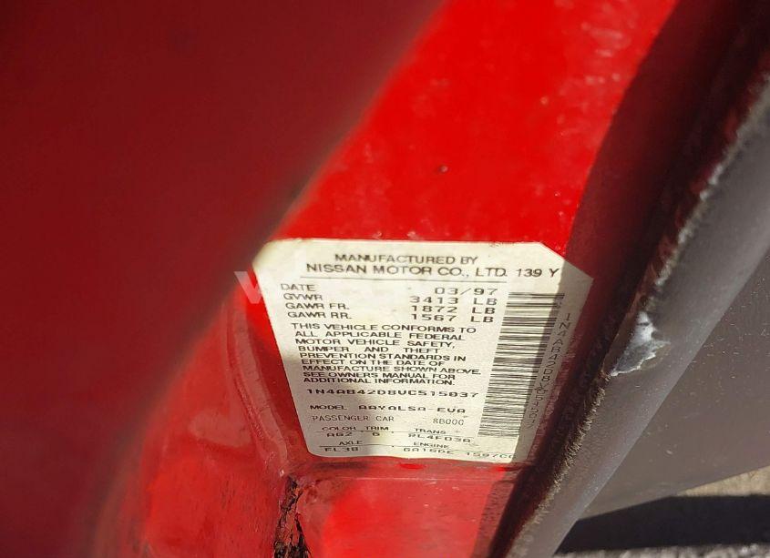 Photo 9 of 1997 Nissan 200sx SE (VIN 1N4AB42D8VC515037)