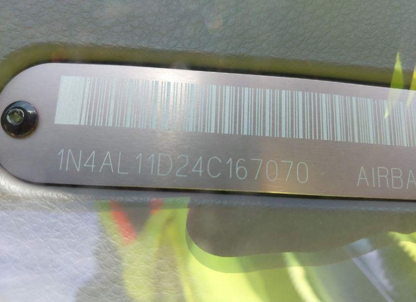 Photo 9 of 2004 Nissan Altima 2.5 S (VIN 1N4AL11D24C167070)