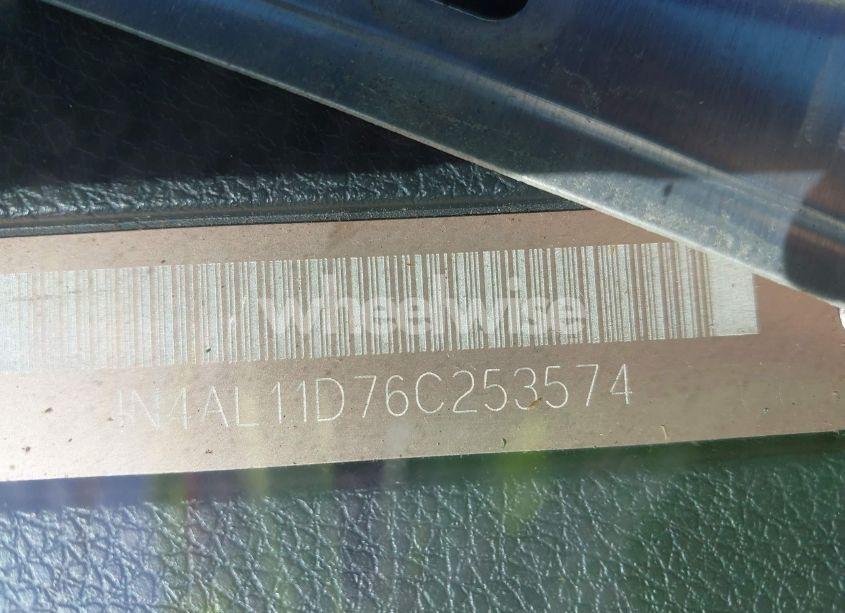 Photo 9 of 2006 Nissan Altima 2.5 S (VIN 1N4AL11D76C253574)