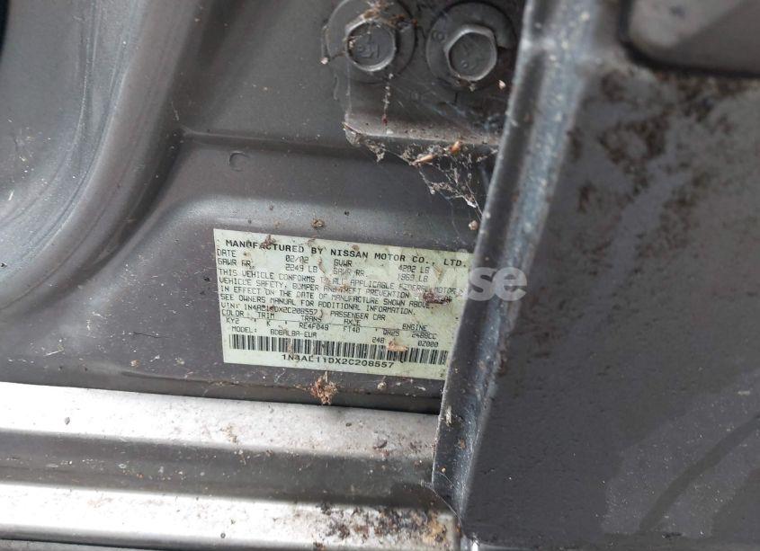 Photo 9 of 2002 Nissan Altima 2.5 S (VIN 1N4AL11DX2C208557)