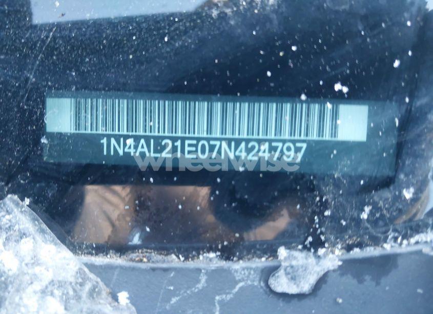 Photo 9 of 2007 Nissan Altima 2.5 S (VIN 1N4AL21E07N424797)