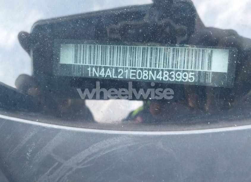 Photo 9 of 2008 Nissan Altima 2.5 S (VIN 1N4AL21E08N483995)
