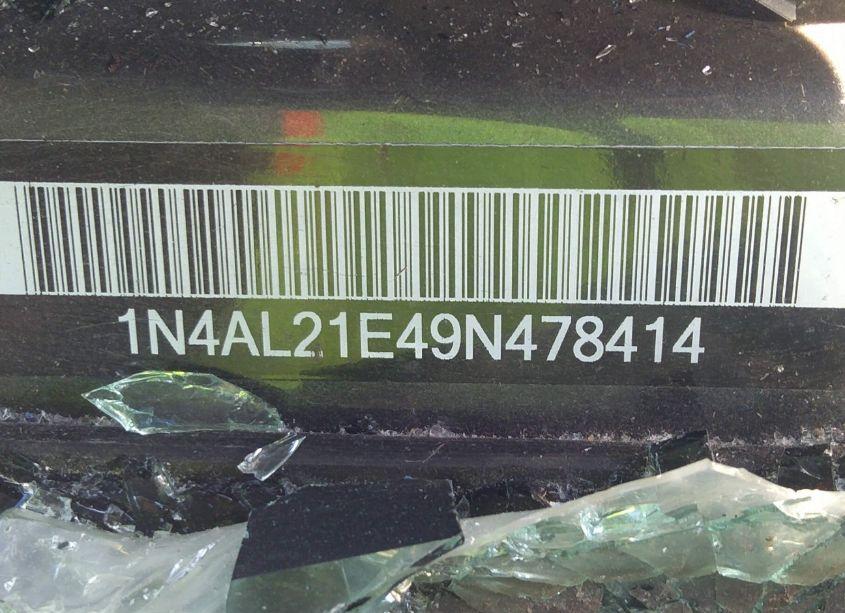 Photo 9 of 2009 Nissan Altima 2.5 S (VIN 1N4AL21E49N478414)